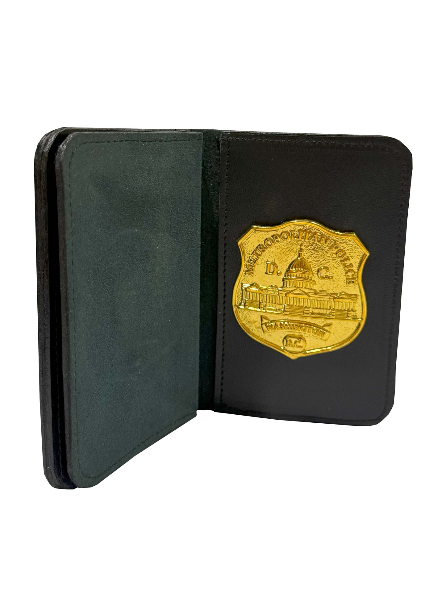 Badge & Double ID Leather Case